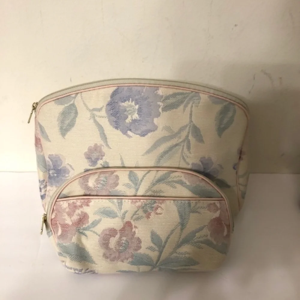 CHRISTIAN DIOR vintage 3 piece makeup cases